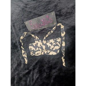 Women's Future Collective Top XXS Black Beige